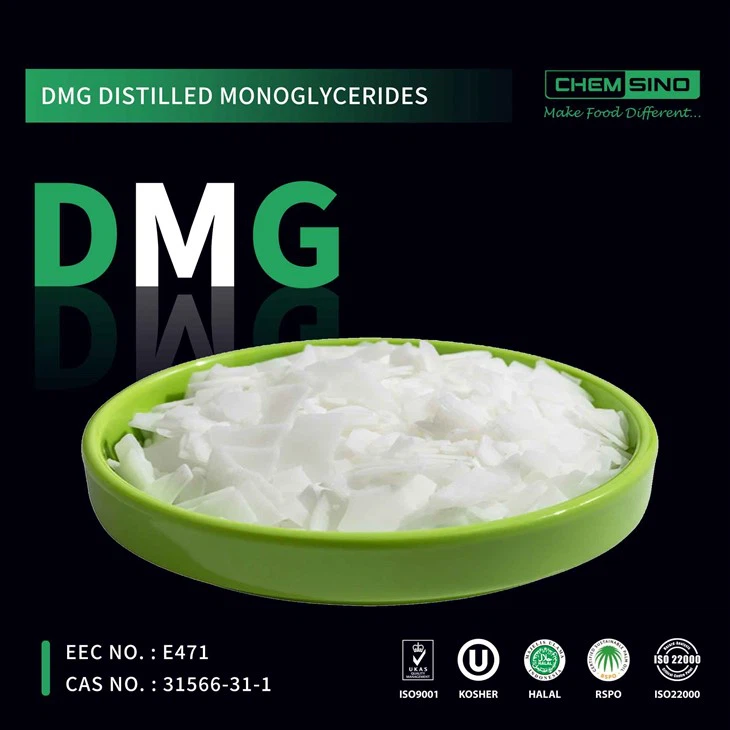 DMG Flake Distilled Monoglycerides Untuk Industri Makanan CAS No. 31566-31-1
