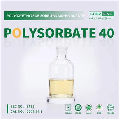 Ciptakan Emulsi Stabil Dengan Polisorbat Cair Polisorbat 40 Sebagai Pengemulsi Tepercaya CAS NO.9005-66-7