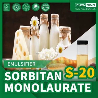 Ubah Produk Anda Dengan Sorbitan Ester Sorbitan Monolaurate (S-20) Emulsifier CAS NO.1338-29-2